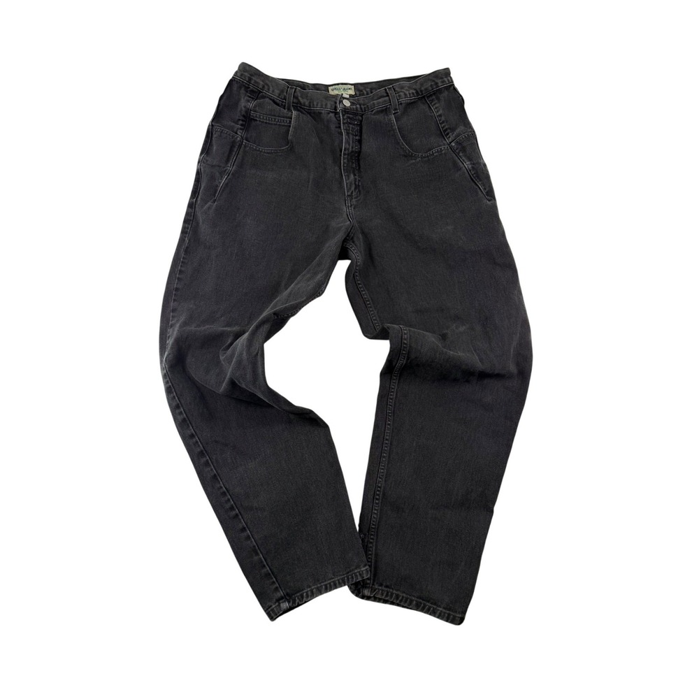 Vintage Guess Jeans Mens 38x34 Faded Black Relaxed Tapered Denim 90s Streetwear
